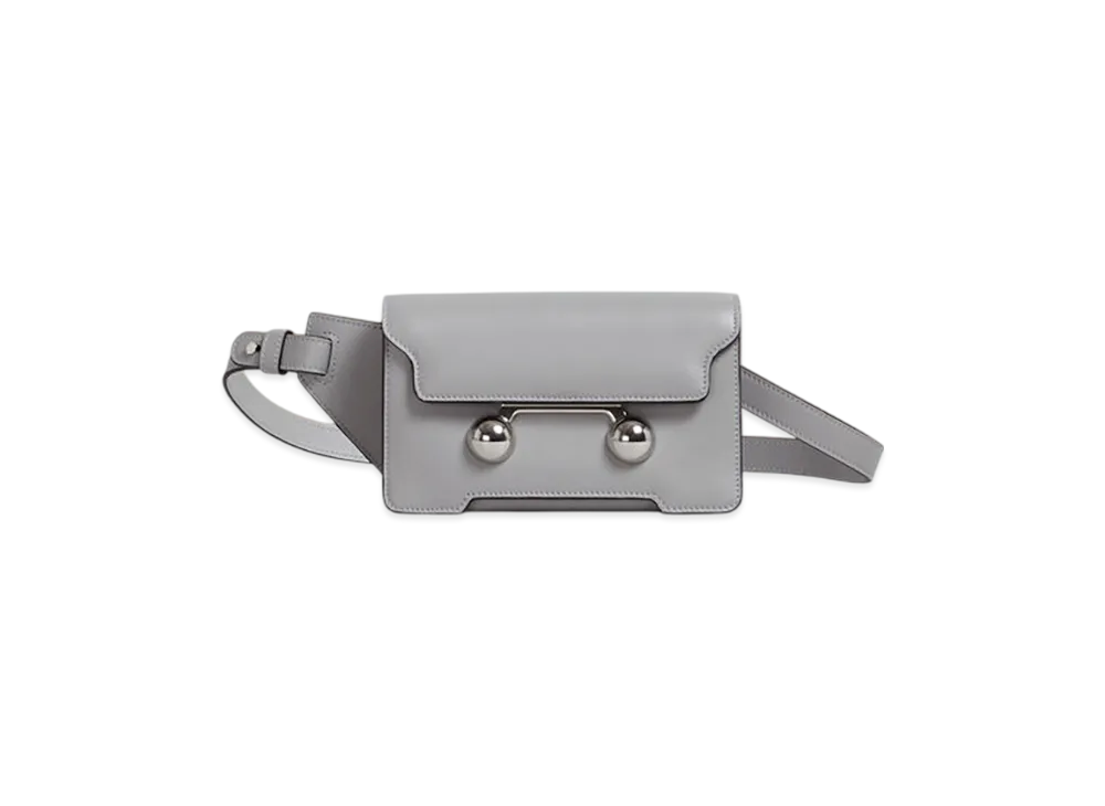 MARNI Trunkaroo Crossbody Bag in Leather "Atmosphere"