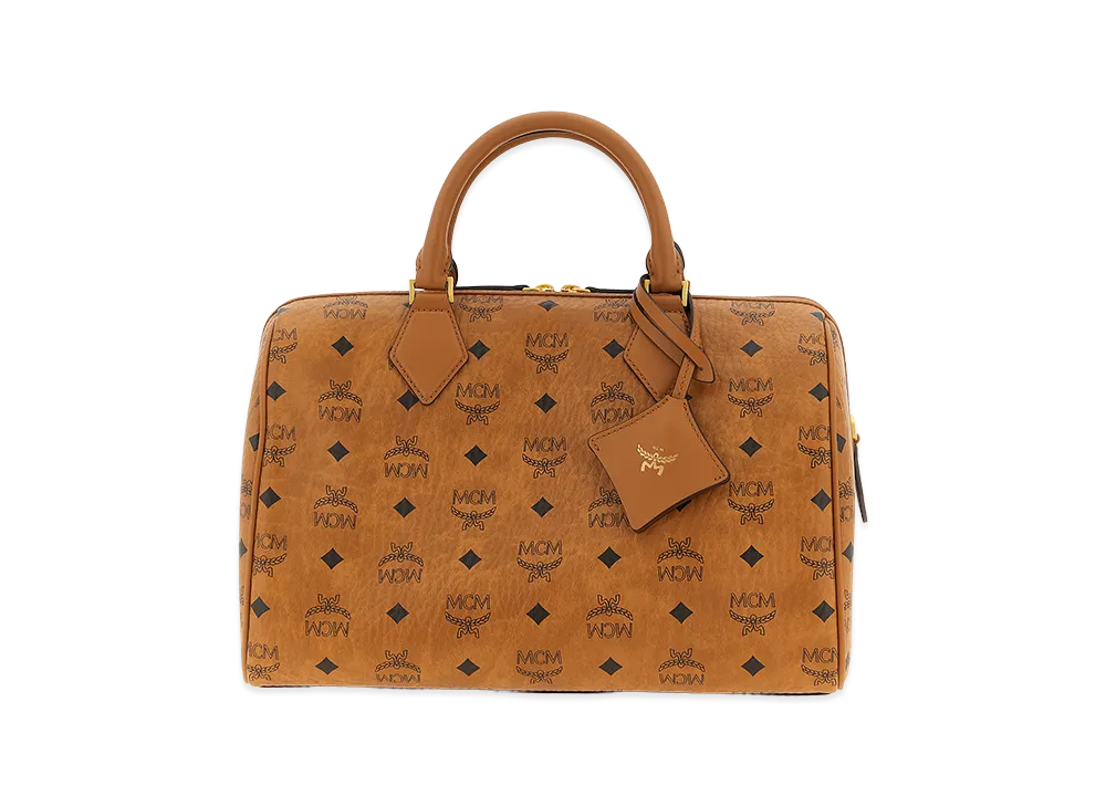 MCM Women's 'Ella Boston' Medium Handbag "Brown"