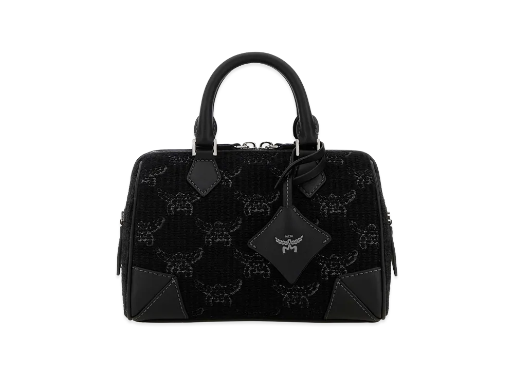 MCM Women's Canvas Ella Handbag "Black"