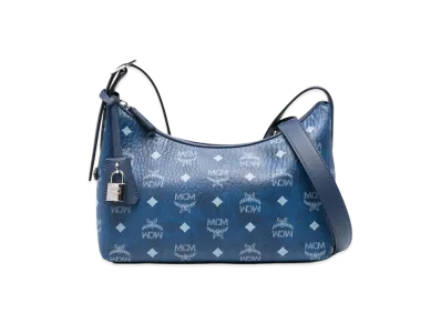 MCM Women's 'Aren Hobo' Small Shoulder Bag "Blue"