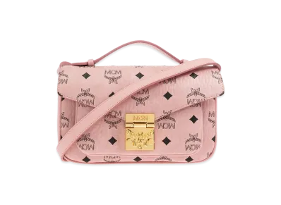 MCM Women's Medium ‘Tracy’ Crossbody Bag "Pink"