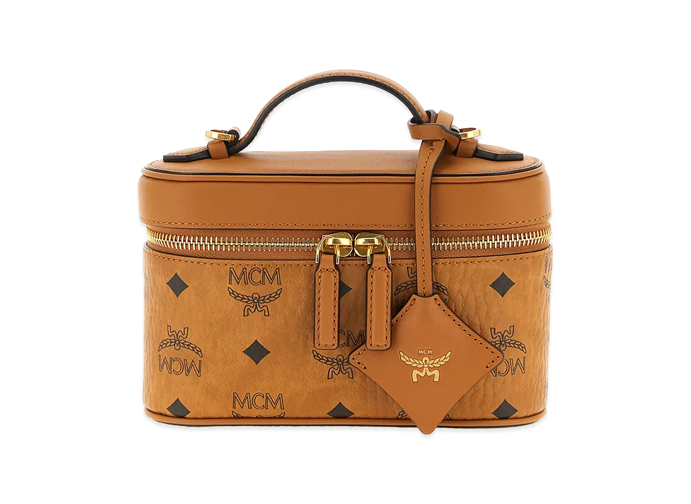 MCM Women's 'Aren Vanity Case' Handbag "Brown"