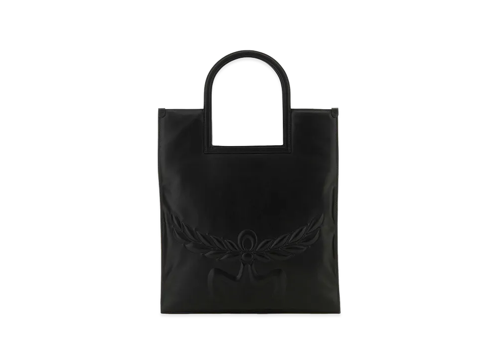 MCM Women's Nappa Leather Aren Shopping Bag "Black"