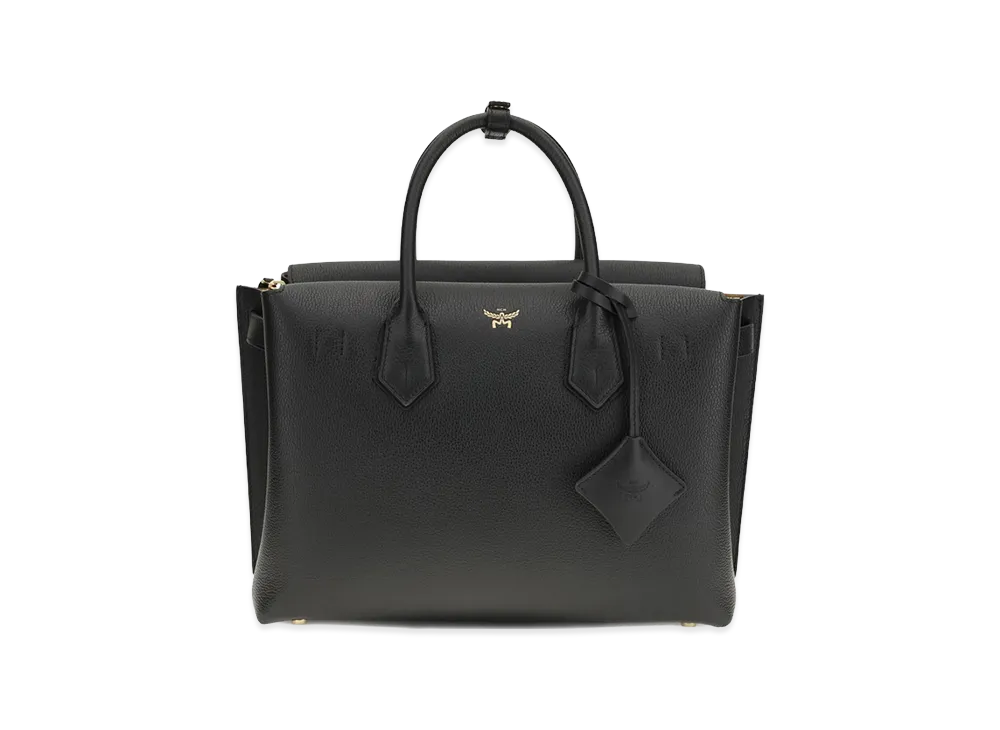 MCM Women's Leather Milla Handbag "Black"