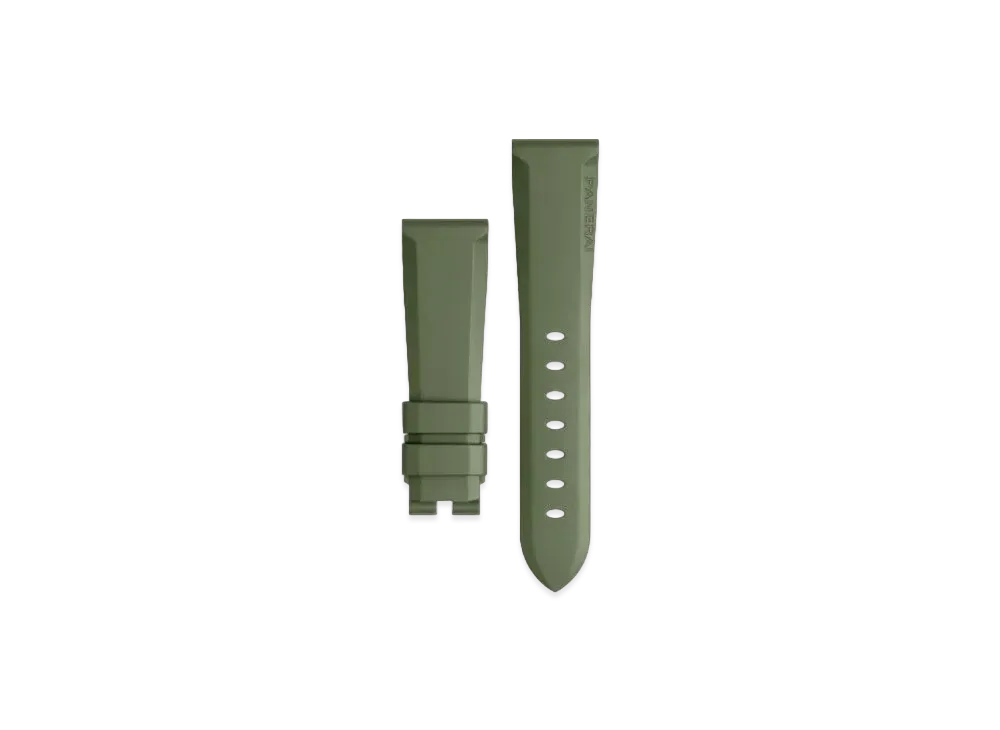 パネライ ストラップ カウッチュー 42MM "グリーン" MXE0PLX8
