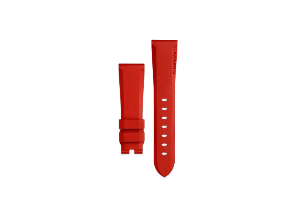 PANERAI Strap Caucciu 42MM "Rosso"