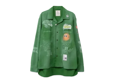 Maison MIHARA YASUHIRO Distressed Shirt "Green"