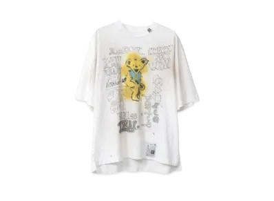 Maison MIHARA YASUHIRO Distressed T-shirt "White"