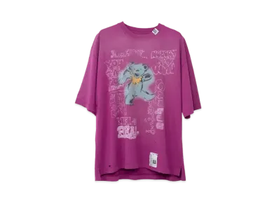 Maison MIHARA YASUHIRO Distressed T-shirt "Purple"