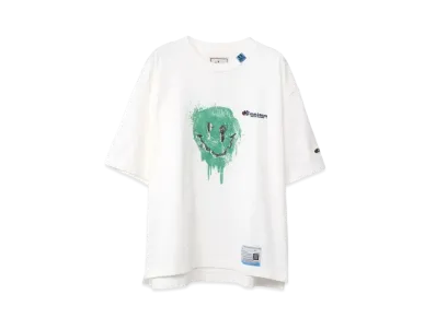 Maison MIHARA YASUHIRO Smily Face Printed T-shirt "White"