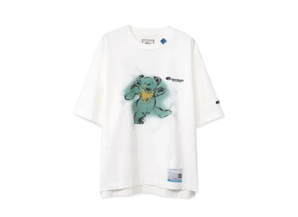 Maison MIHARA YASUHIRO Bear Printed T-shirt "White"