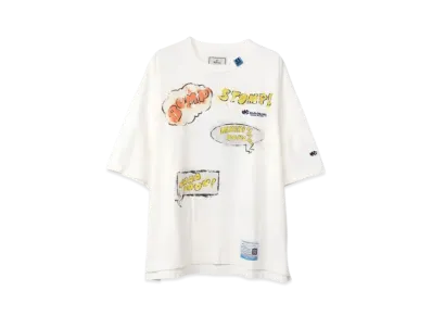 Maison MIHARA YASUHIRO Words Balloon Printed T-shirt "White"