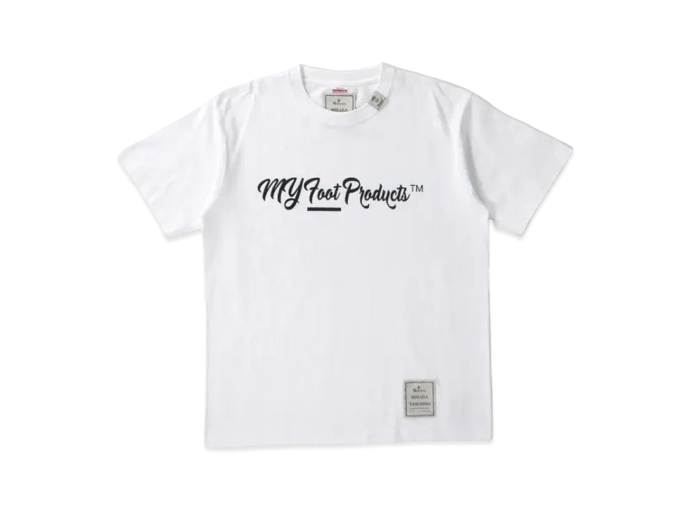 Maison MIHARA YASUHIRO MY Foot Products Front Logo Tshirts "White"