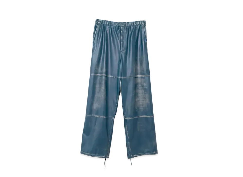 Maison MIHARA YASUHIRO Synthetic Leather Pants "Navy"