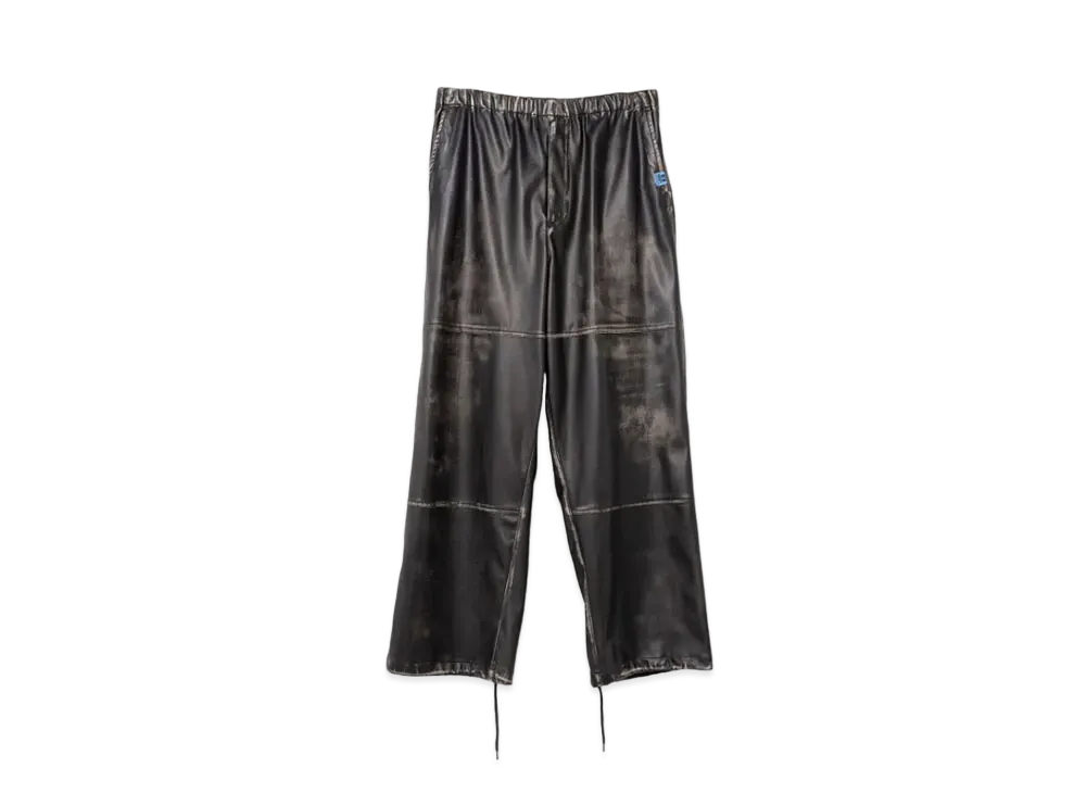 Maison MIHARA YASUHIRO Synthetic Leather Pants "Black"