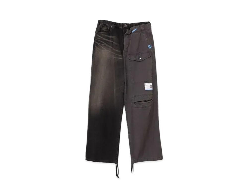 Maison MIHARA YASUHIRO Denim x Cargo Pants "Black"