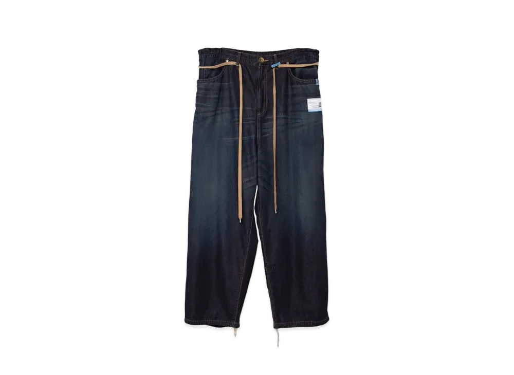 Maison MIHARA YASUHIRO Tencel Denim Wide Pants "Indigo"