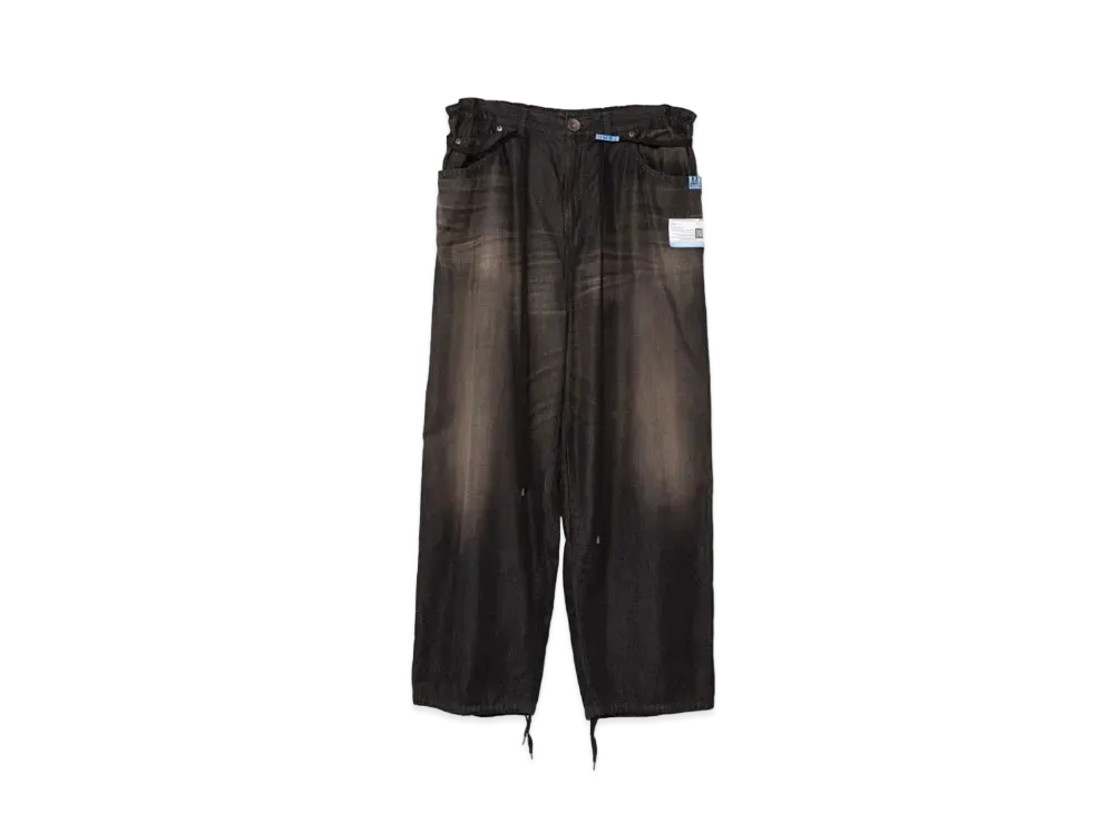 Maison MIHARA YASUHIRO Tencel Denim Wide Pants "Black"