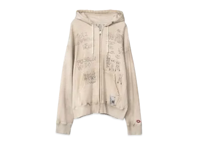 Maison MIHARA YASUHIRO Distressed Hoodie "White"
