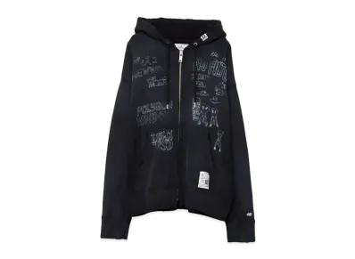Maison MIHARA YASUHIRO Distressed Hoodie "Black"