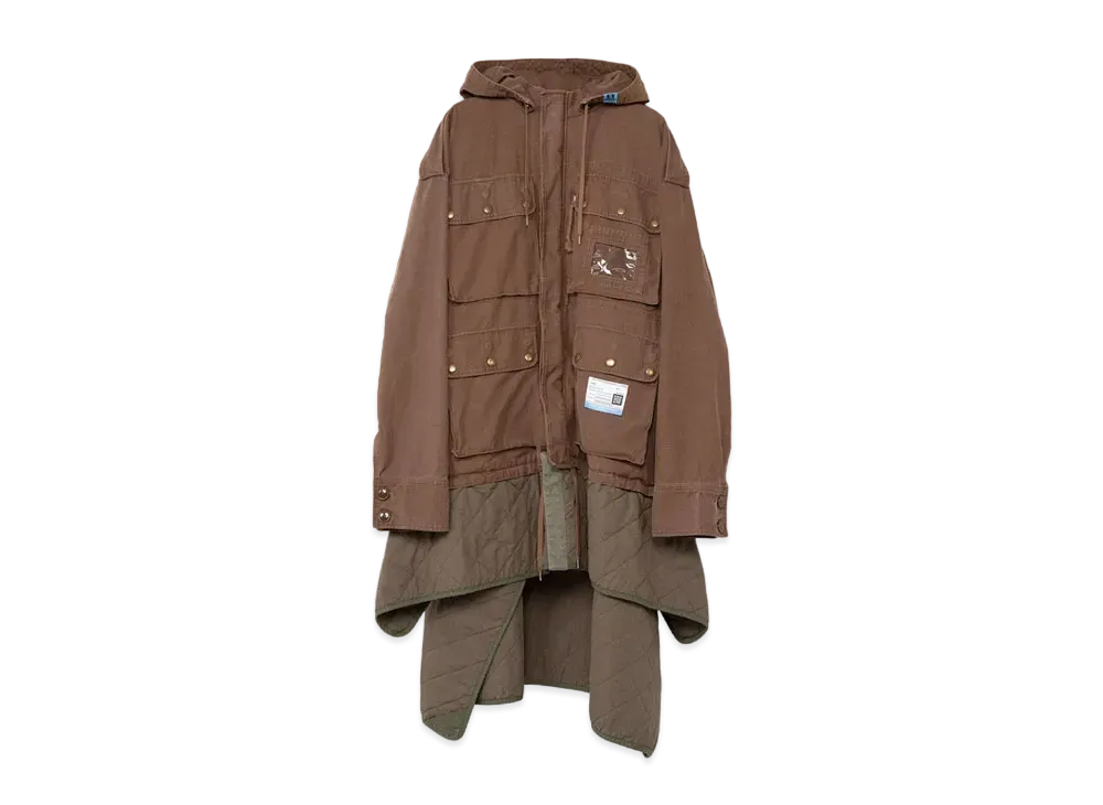 Maison MIHARA YASUHIRO Back Quilt Field Jacket "Brown"