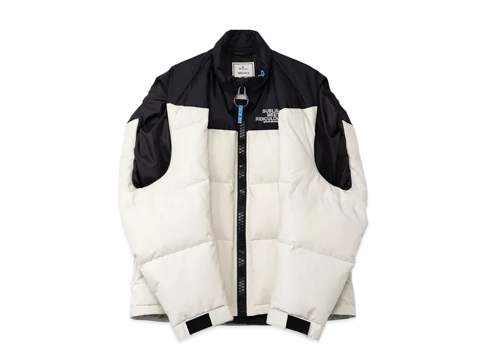 Maison MIHARA YASUHIRO Hollowed-Out Down Vest "White"