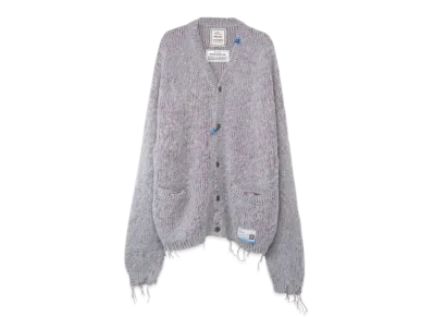 Maison MIHARA YASUHIRO Mohair Knit Cardigan "Blue"