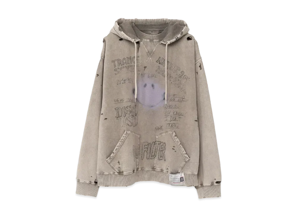 Maison MIHARA YASUHIRO Bleached Hoodie "Beige"