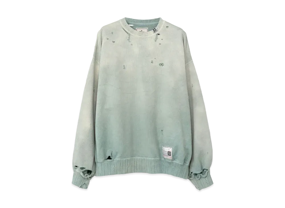 Maison MIHARA YASUHIRO Sun-Faded Like Sweatshirt "Green"
