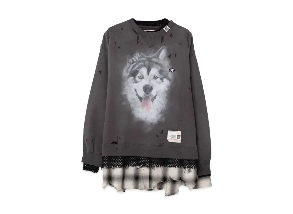 Maison MIHARA YASUHIRO Triple Layered Sweatshirt "Black"