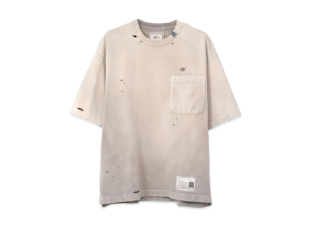 Maison MIHARA YASUHIRO Sun-Faded Like T-shirt "Beige"