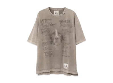 Maison MIHARA YASUHIRO Bleached T-shirt "Beige"
