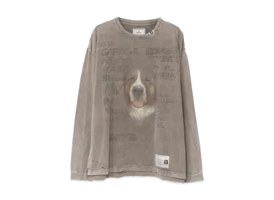 Maison MIHARA YASUHIRO Bleached Long-sleeve T-shirt "Beige"
