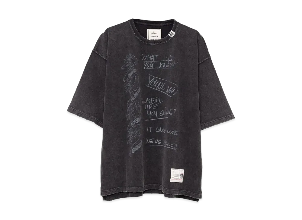 Maison MIHARA YASUHIRO EXCLUSIVE Print T-shirt "Black"