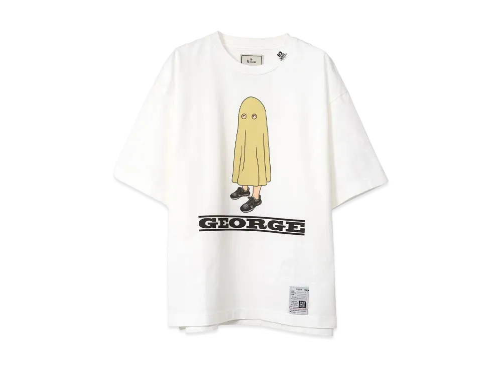 Maison MIHARA YASUHIRO George Printed Half Sleeve T-Shirt "White"