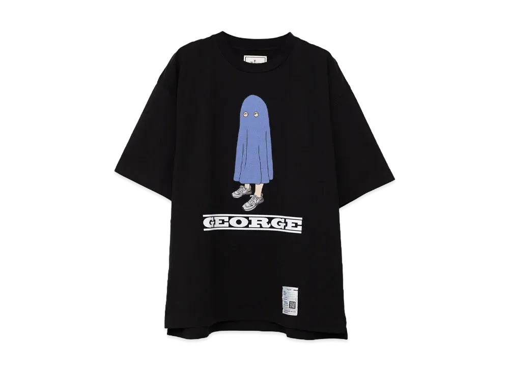 Maison MIHARA YASUHIRO George Printed Half Sleeve T-Shirt "Black"