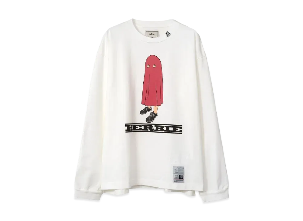 Maison MIHARA YASUHIRO Herbie Printed Long Sleeve T-Shirt "White"