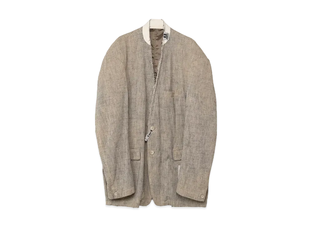 Maison MIHARA YASUHIRO Slub Nep Tweed Jacket "Ivory"