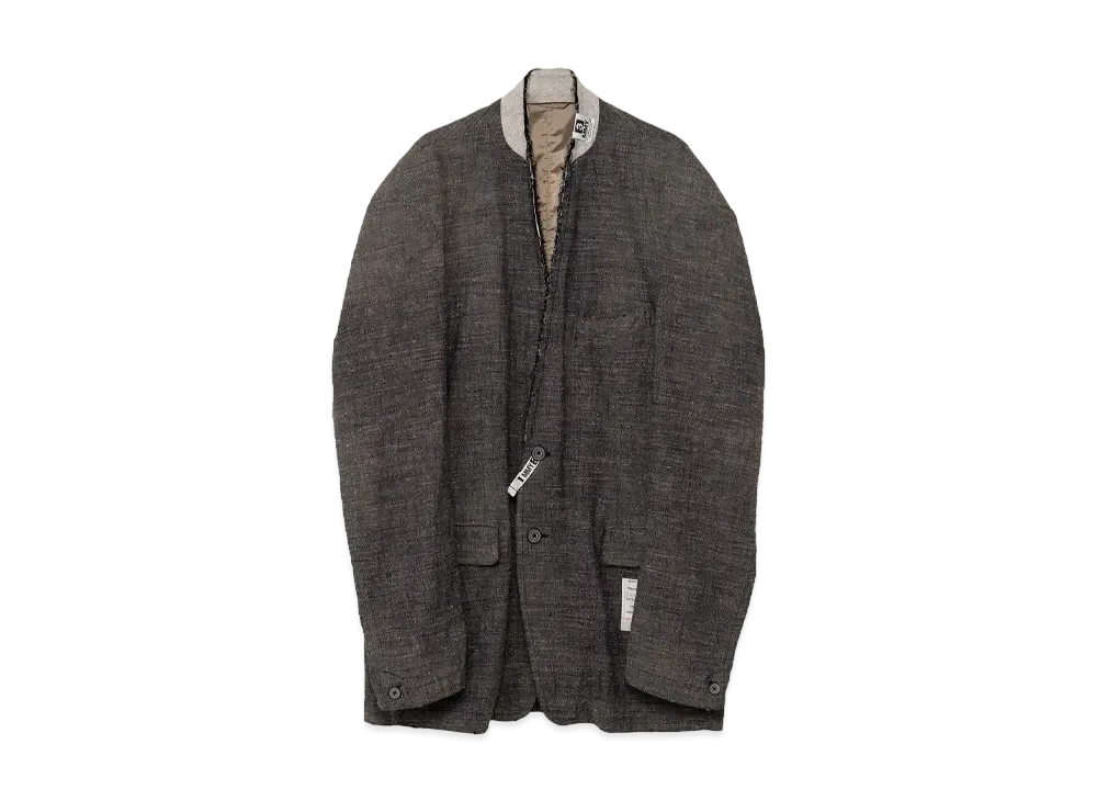 Maison MIHARA YASUHIRO Slub Nep Tweed Jacket "Black"