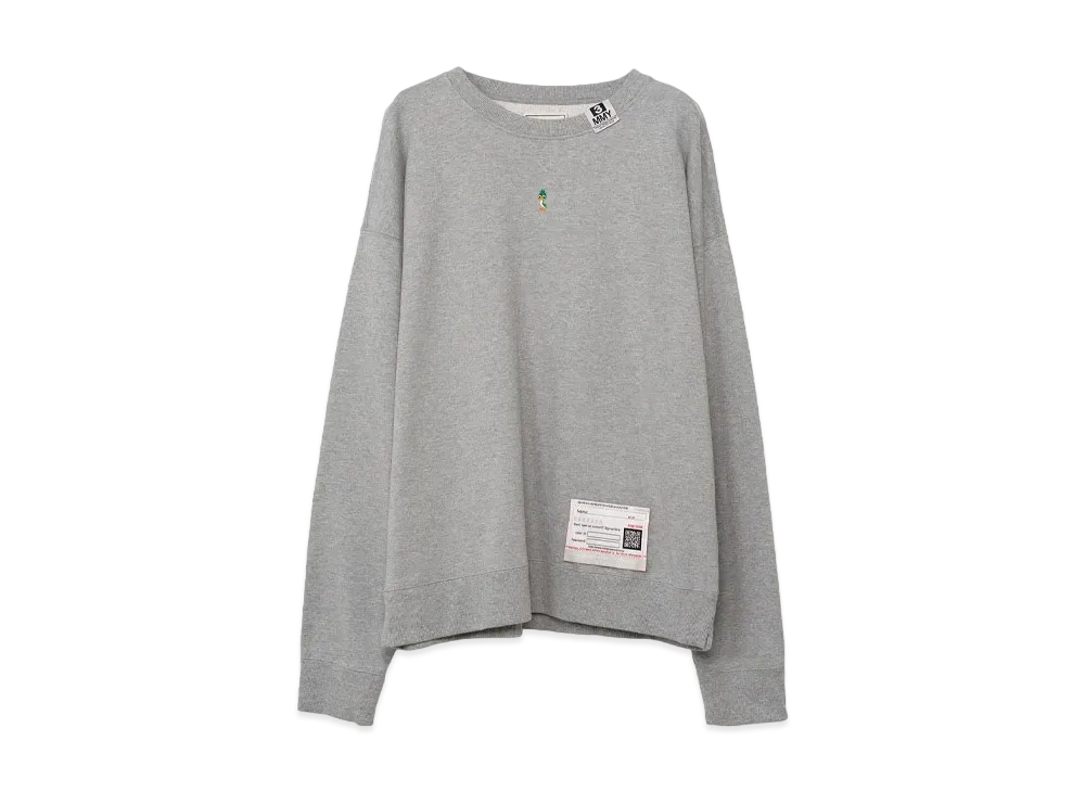 Maison MIHARA YASUHIRO Duck Embroidery Sweatshirt "Gray"