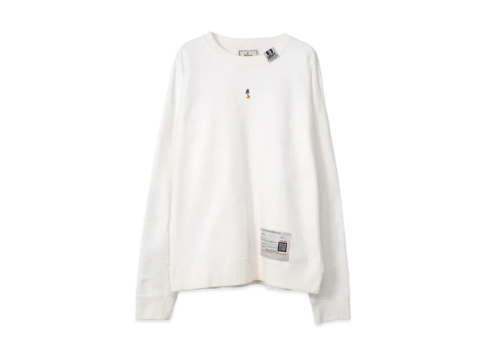 Maison MIHARA YASUHIRO Duck Embroidery Sweatshirt "White"
