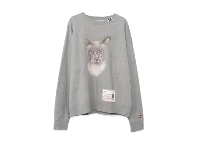 Maison MIHARA YASUHIRO Cat Printed Sweatshirt "Gray"