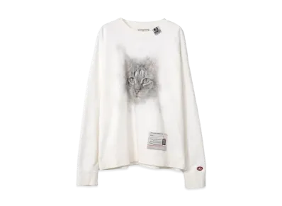 Maison MIHARA YASUHIRO Cat Printed Sweatshirt "White"