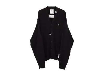 Maison MIHARA YASUHIRO Distressed Knit Cardigan "Black"