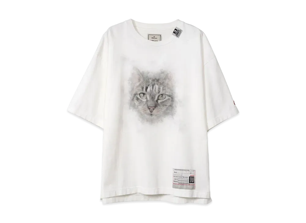 Maison MIHARA YASUHIRO Cat Printed T-shirt "White"