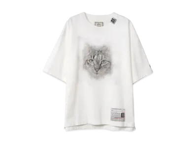 Maison MIHARA YASUHIRO Cat Printed T-shirt "White"