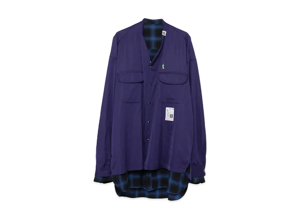 Maison MIHARA YASUHIRO Reversible Long Sleeve Shirt "Blue"