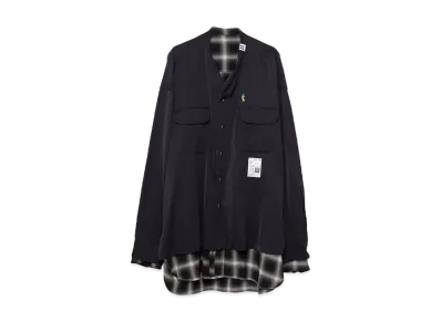 Maison MIHARA YASUHIRO Reversible Long Sleeve Shirt "Black"
