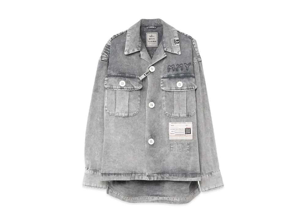 Maison MIHARA YASUHIRO Amateur Sewn Like Aged Shirt "White"