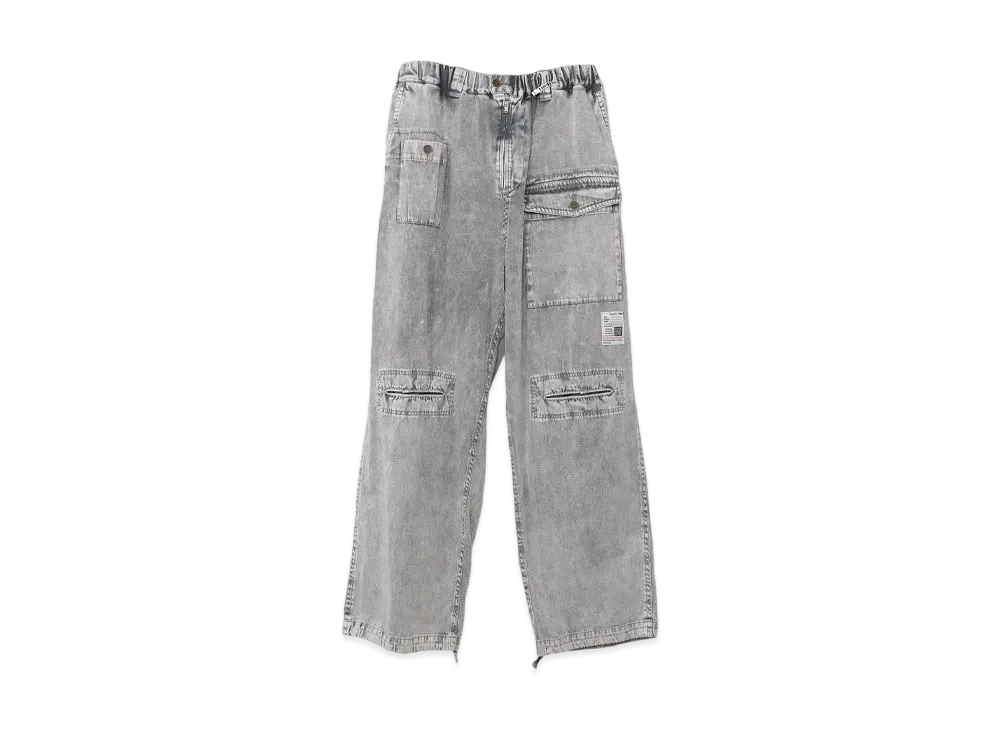 Maison MIHARA YASUHIRO Cotton Satin Military Pants "White"